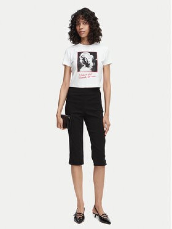 Guess Spodnie capri W6YB36 W4591 Czarny Slim Fit