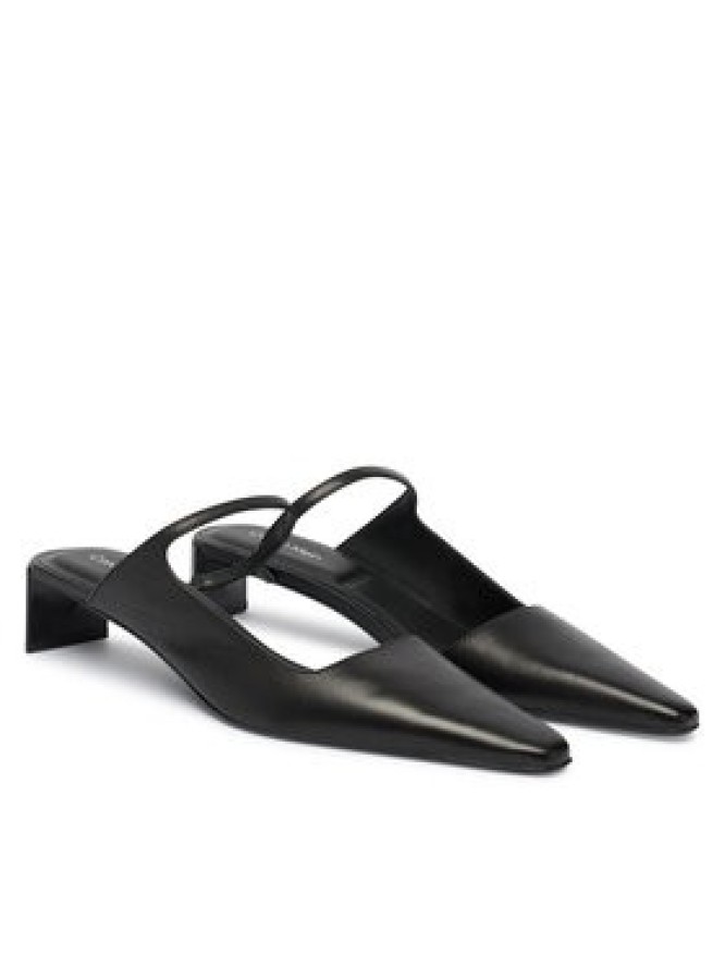 Calvin Klein Klapki Set Back Heel Pump Lth HW0HW02801 Czarny