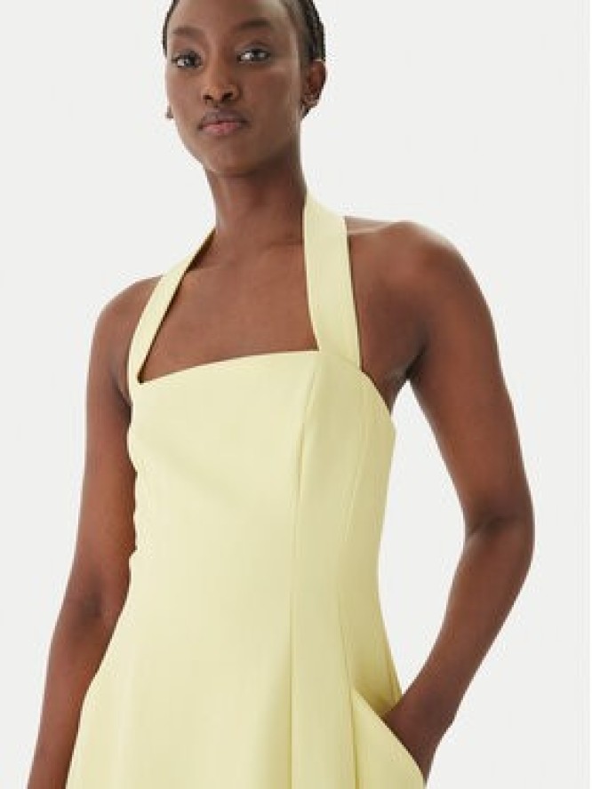 Bardot Sukienka koktajlowa Nevelle 59857DB1 Żółty Slim Fit