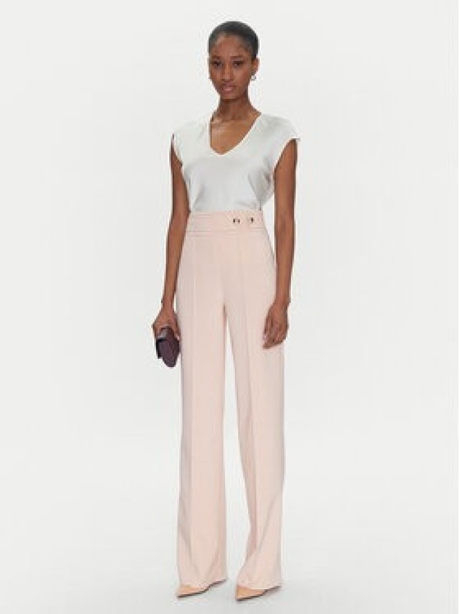 Rinascimento Spodnie materiałowe CFC0122883003 Różowy Regular Fit