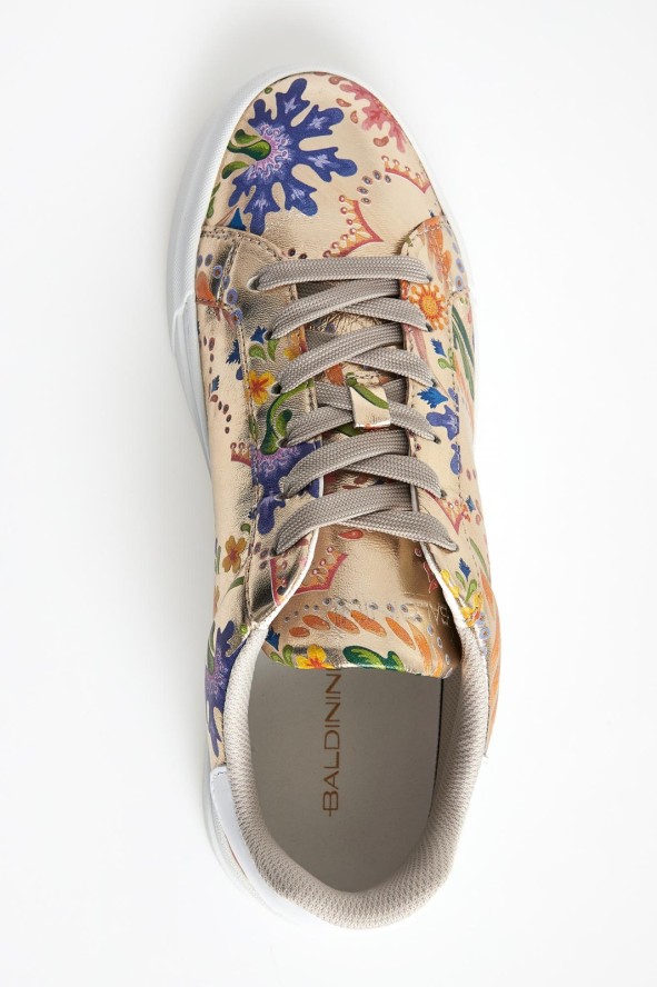 Sneakersy damskie skórzane BALDININI