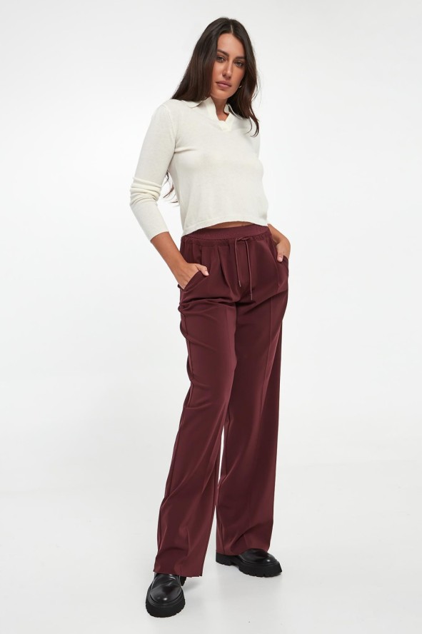 Sweter damski dziewicza wełna z kaszmirem Moxa