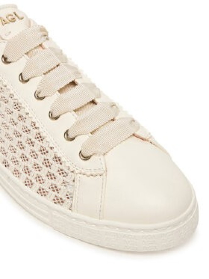 AGL Sneakersy Sade Plots D936133PGK7645B239 Écru