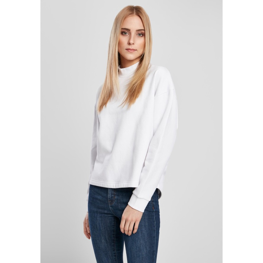 Bluza damska Urban Classics oversized high neck crew (grandes tailles)