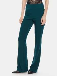 Rinascimento Spodnie materiałowe CFC0125318003 Zielony Flare Fit