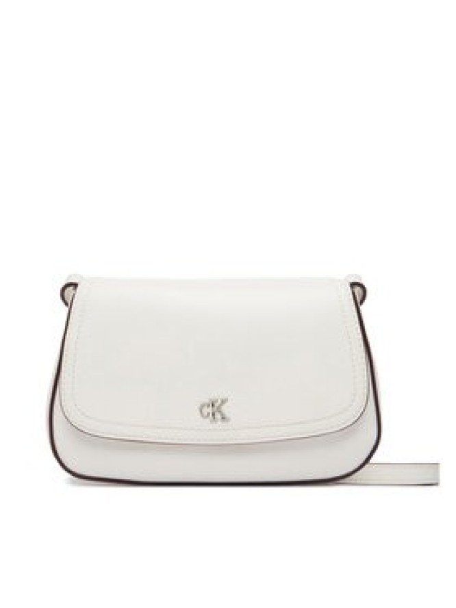 Calvin Klein Torebka Ck Flap Camera Bag LV04F3421G Biały