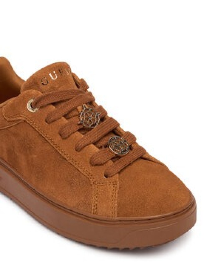 Guess Sneakersy FLFDU2 SUE12 Brązowy
