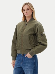 Guess Jeans Kurtka bomber W5RL81 WHAA2 Khaki Regular Fit