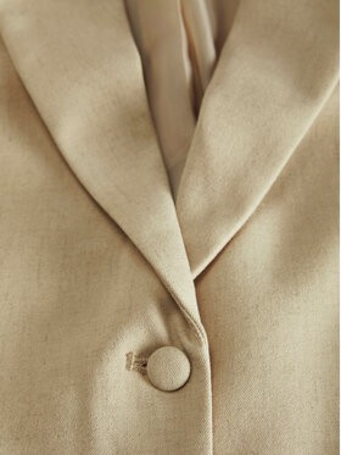 JJXX Marynarka Ellis 12268835 Beżowy Regular Fit