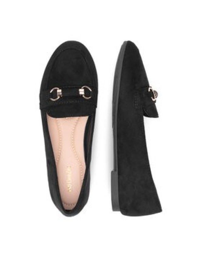 DeeZee Loafersy QHS-3 Czarny