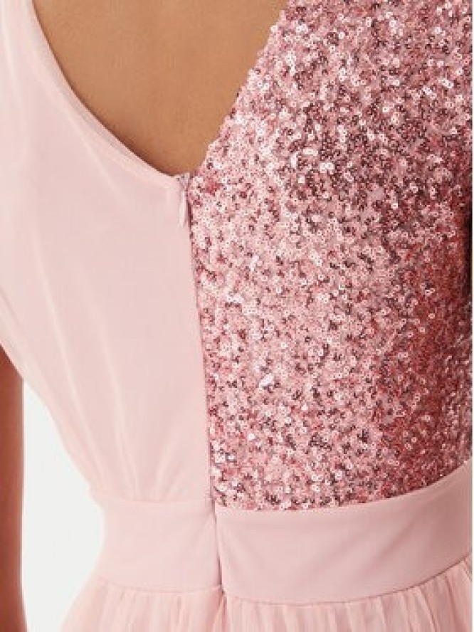 Rinascimento Sukienka wieczorowa CFC0123704003 Różowy Regular Fit