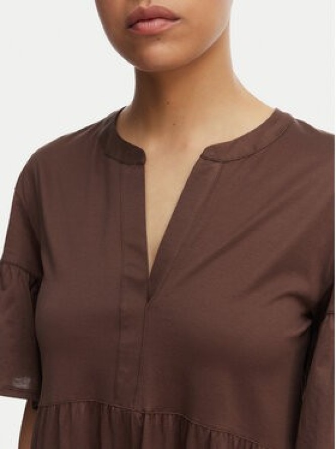 Weekend Max Mara Sukienka codzienna Saggina 2615621042 Brązowy ciemny Regular Fit