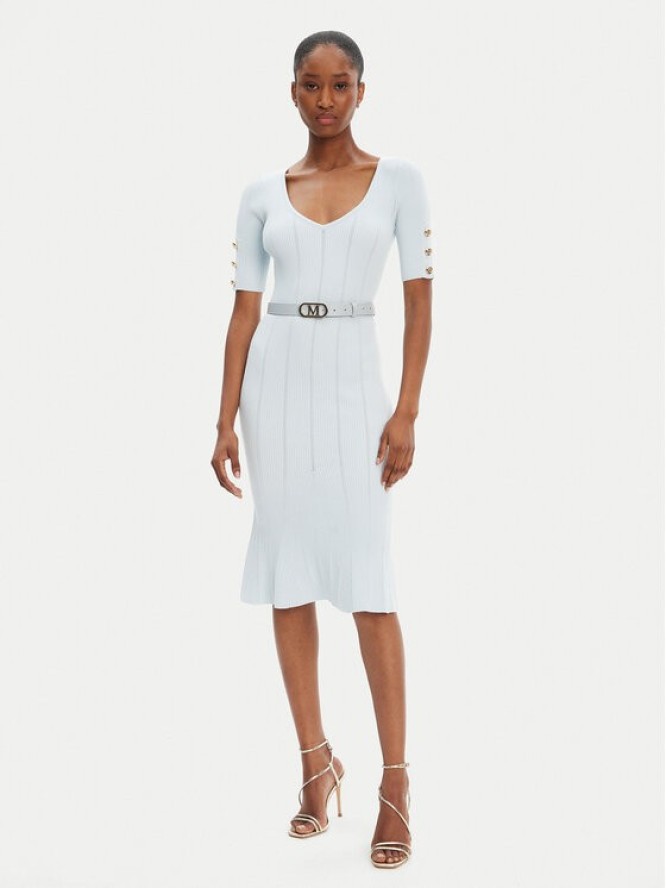 Marciano Guess Sukienka dzianinowa 5RGK07 5810Z Niebieski Regular Fit