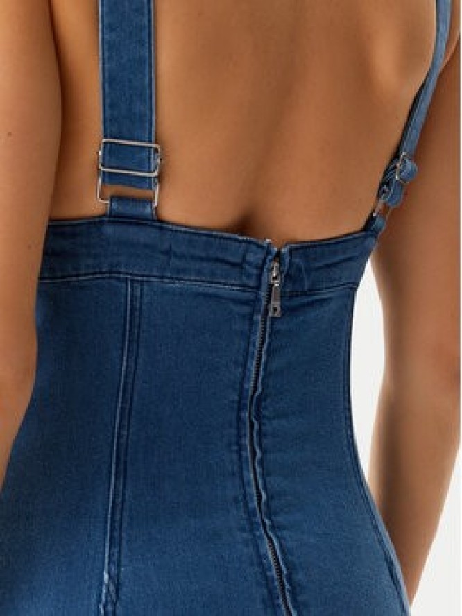 Guess Sukienka jeansowa W5GK75 D5LK0 Niebieski Regular Fit