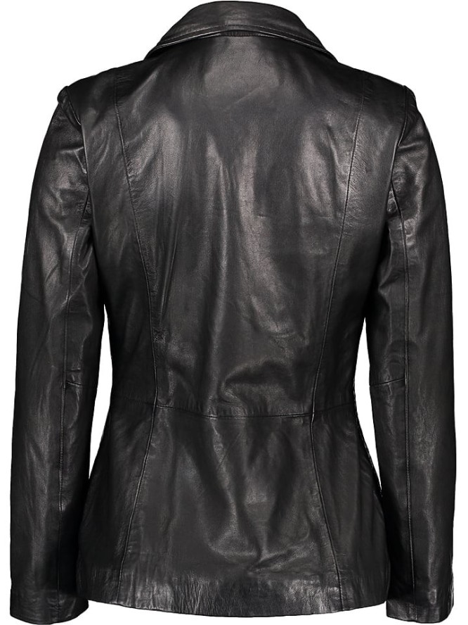 7eleven Skórzana kurtka w kolorze czarnym rozmiar: 48