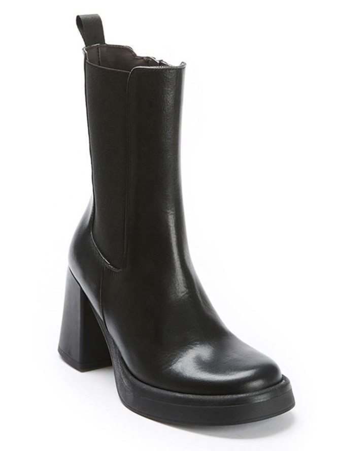 Frank Daniel Skórzane botki w kolorze czarnym rozmiar: 39