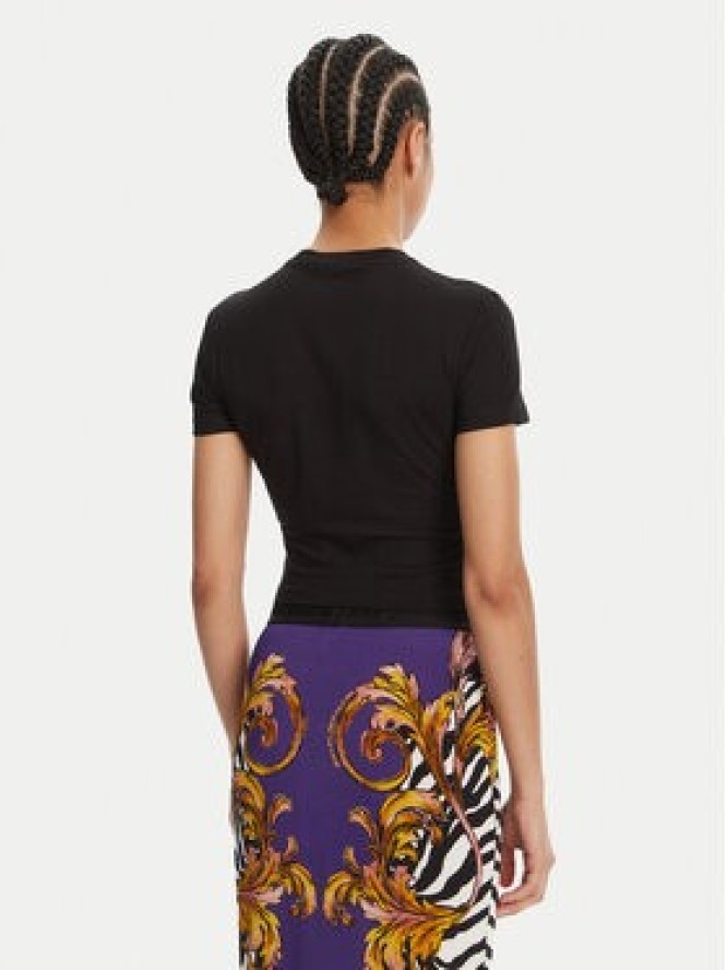 Versace Jeans Couture T-Shirt 78HAHC05 Czarny Slim Fit