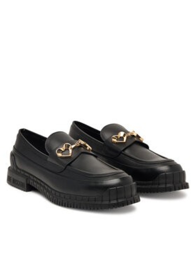 LOVE MOSCHINO Loafersy JA10023G1PIA0000 Czarny