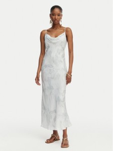 Guess Sukienka koktajlowa W6GK94 W2266 Niebieski jasny Slim Fit