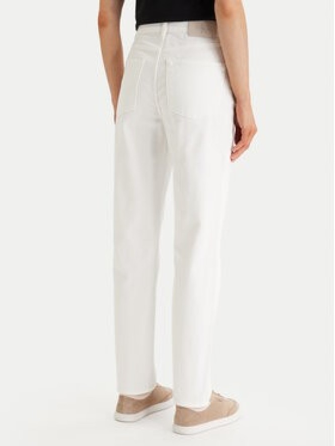 Calvin Klein Jeans Jeansy LV047F703G Biały Regular Fit