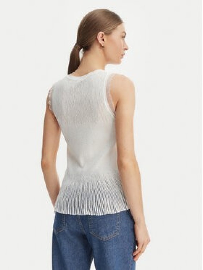 Rinascimento Bluzka CFM0012241003 Biały Slim Fit