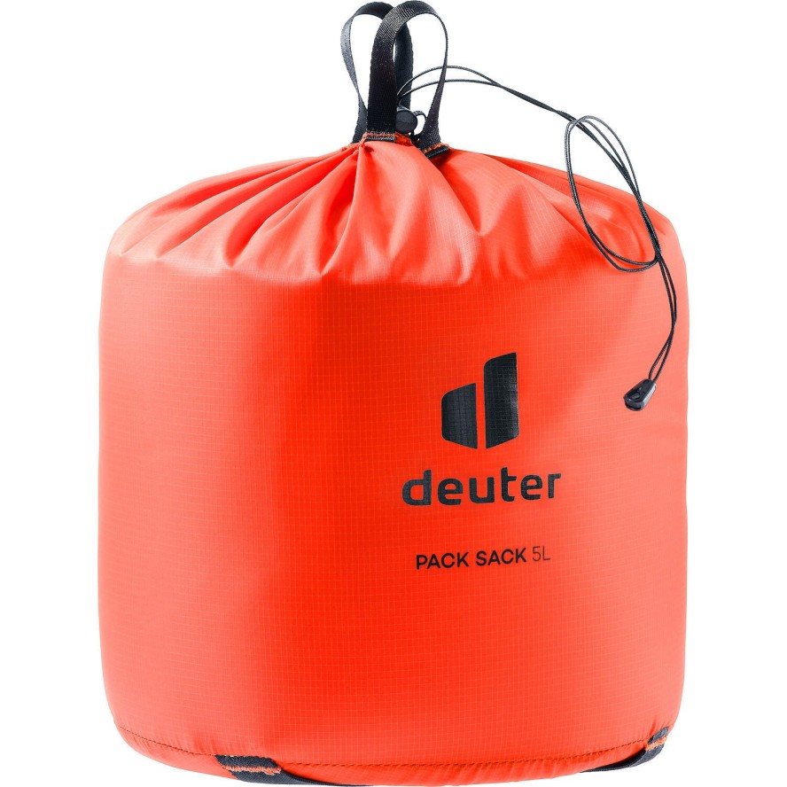 Worek bagażowy Deuter Pack Sack 5 - papaya