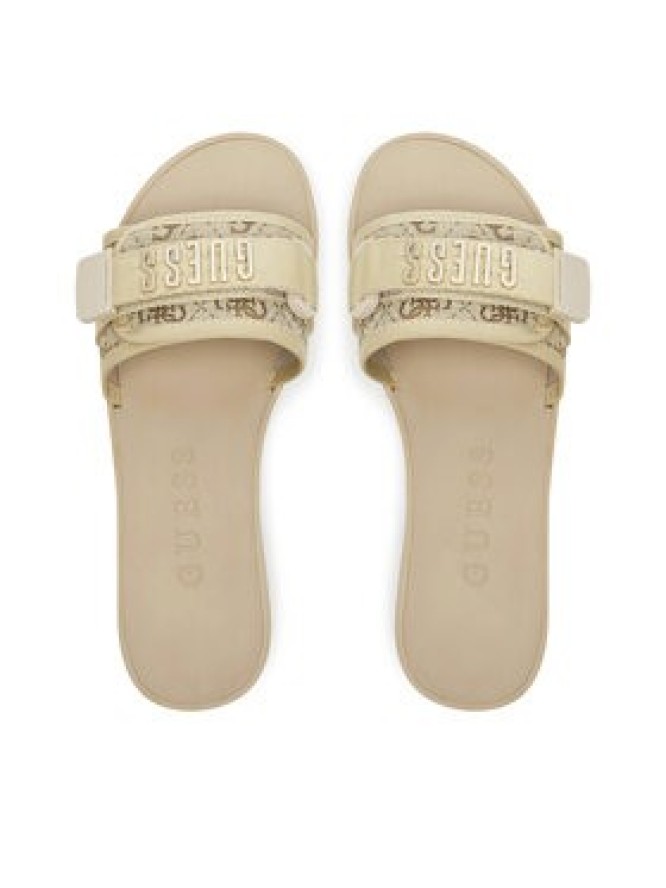 Guess Klapki FLJELY LEL19 Złoty