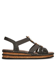 Rieker Sandały 62949-45 Szary