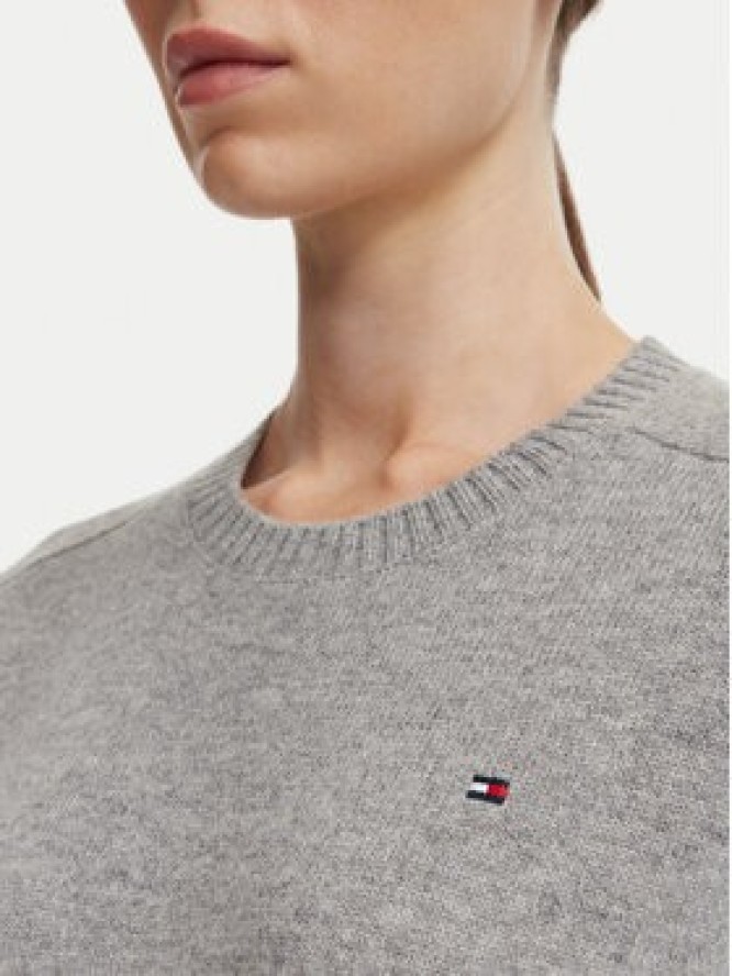 Tommy Hilfiger Sweter WW0WW51432 Szary ciemny Regular Fit