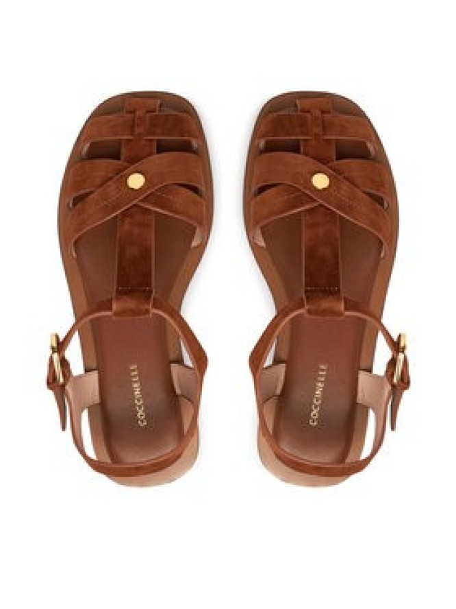 Coccinelle Sandały Sunup E4 QKG 18 01 01 Brązowy