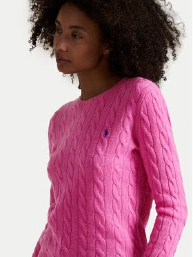 Polo Ralph Lauren Sweter 211971865008 Różowy Slim Fit