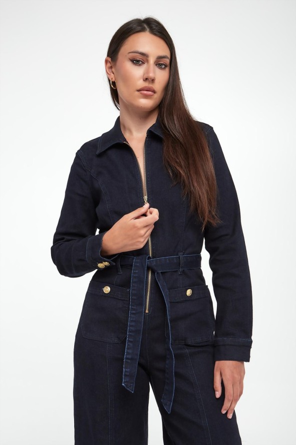 Kombinezon damski jeansowy JOSEPH RIBKOFF