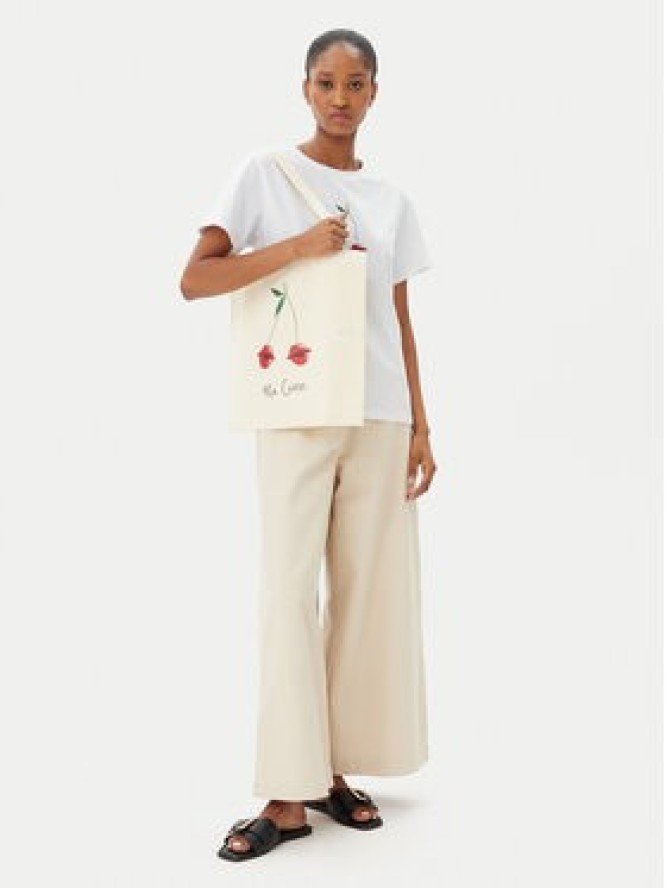 Marella T-Shirt Cappero 2515971052 Biały Regular Fit