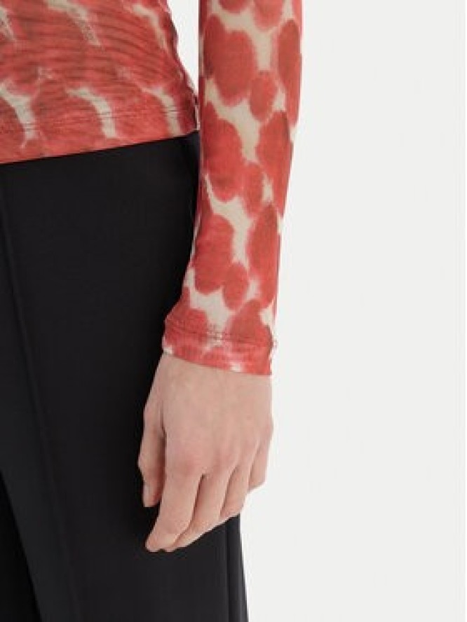 Bardot Bluzka Alba 60287TB Czerwony Slim Fit