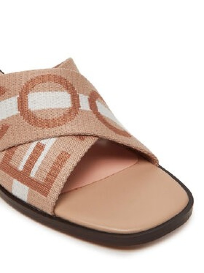 Coccinelle Klapki E4 S07 17 01 01 Beżowy