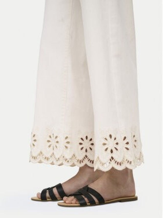 ONLY Jeansy Madison 15372378 Kremowy Straight Leg