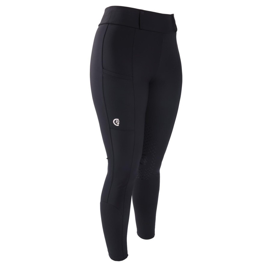 Legginsy jeździeckie z gripem na kolanach dla kobiet Kentucky Horsewear Classic