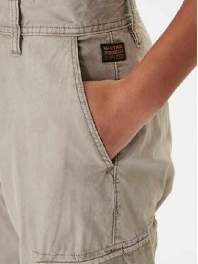 G-Star Raw Spodnie materiałowe D28756-D388 Beżowy Boyfriend Fit