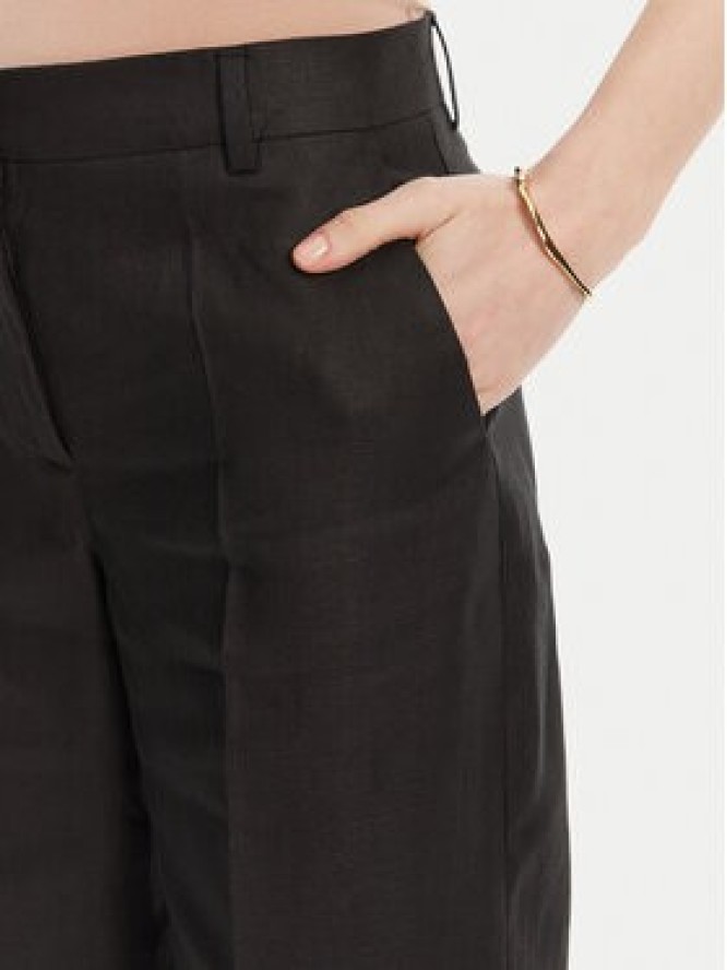 Weekend Max Mara Spodnie materiałowe Malizia 2515131052 Czarny Regular Fit