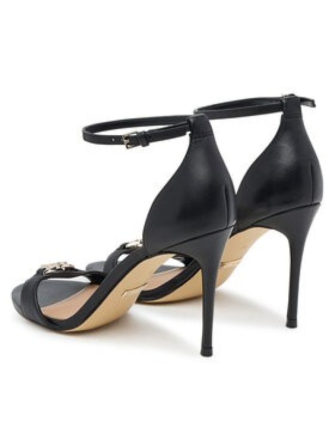 Guess Sandały FLTKAB LEA03 Czarny