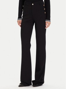 Guess Spodnie materiałowe W5BB16 KCMU2 Czarny Flare Fit