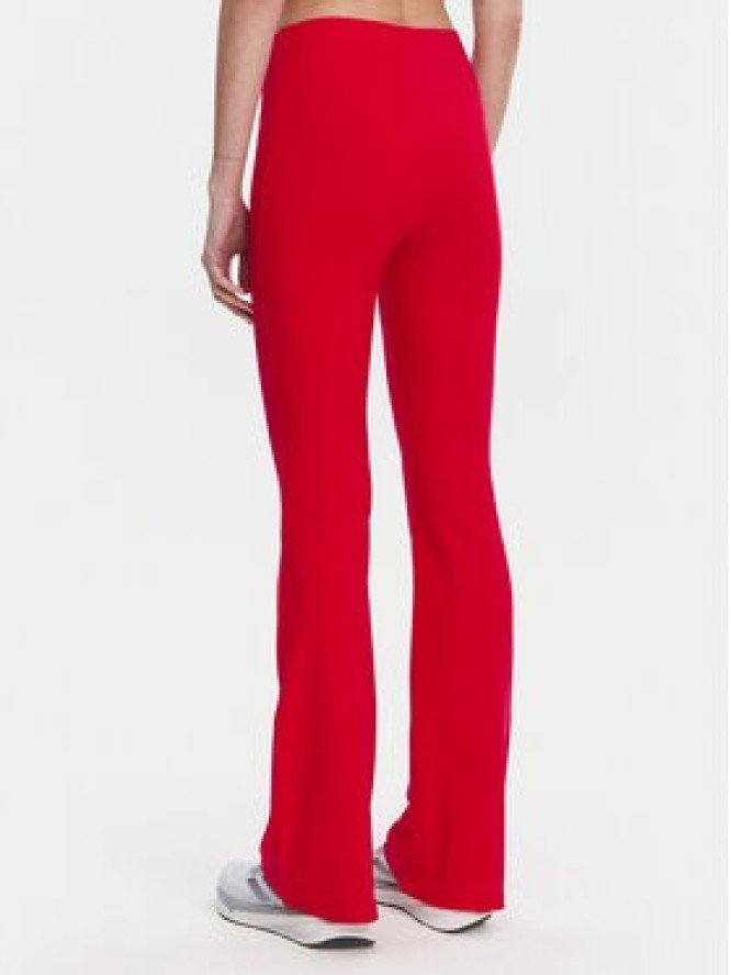 adidas Legginsy Essentials Small Logo JD3074 Czerwony Flare Fit