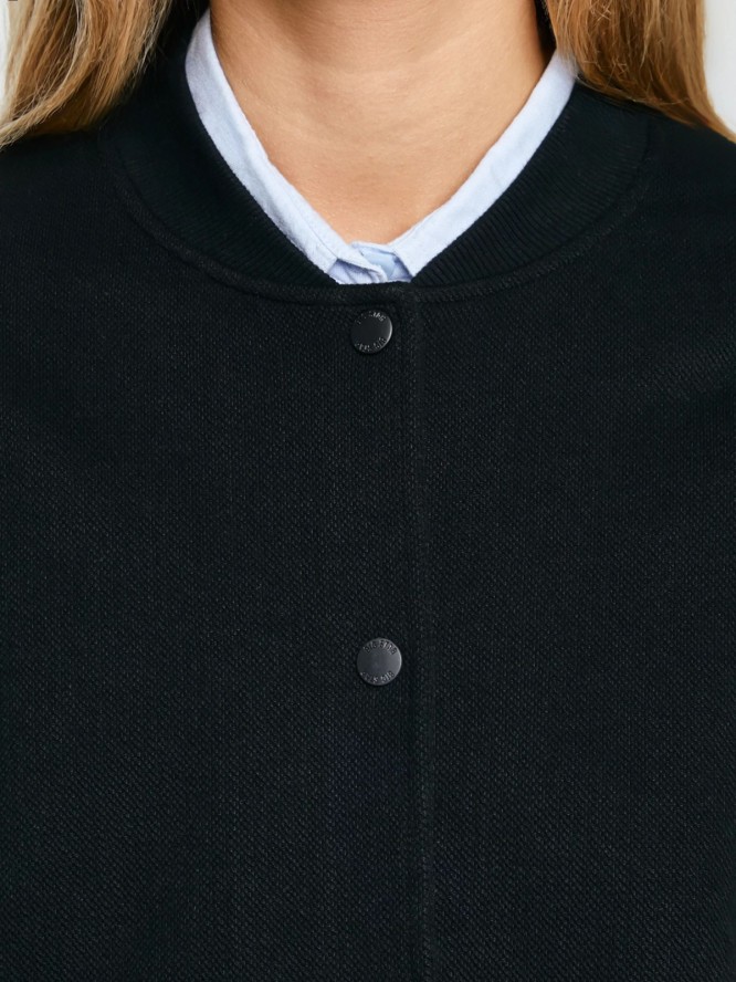 Bluza damska bomber czarna Pixelina 906