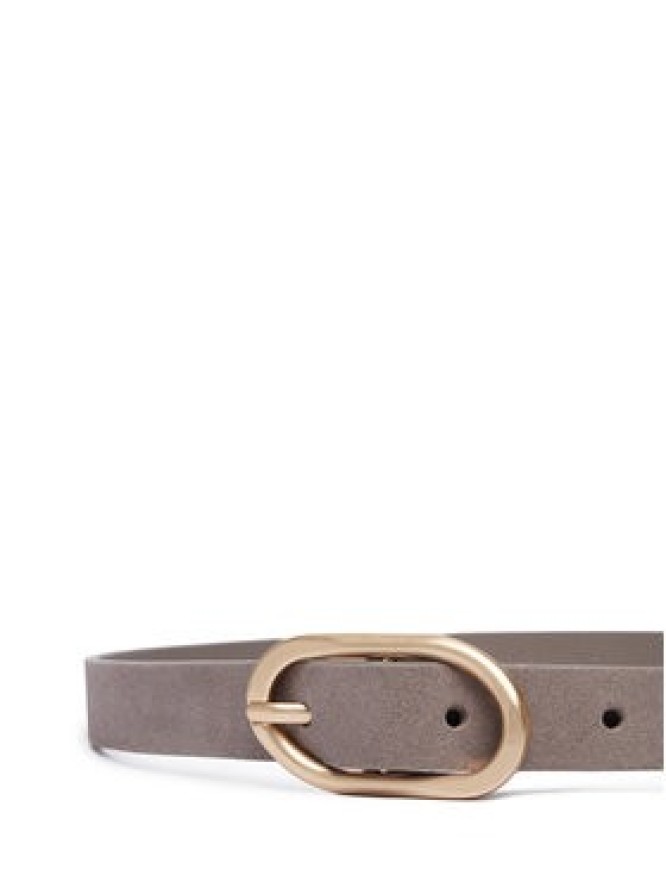 Calvin Klein Pasek Organic Buckle Suede Belt 20Mm LV04F7110G Szary