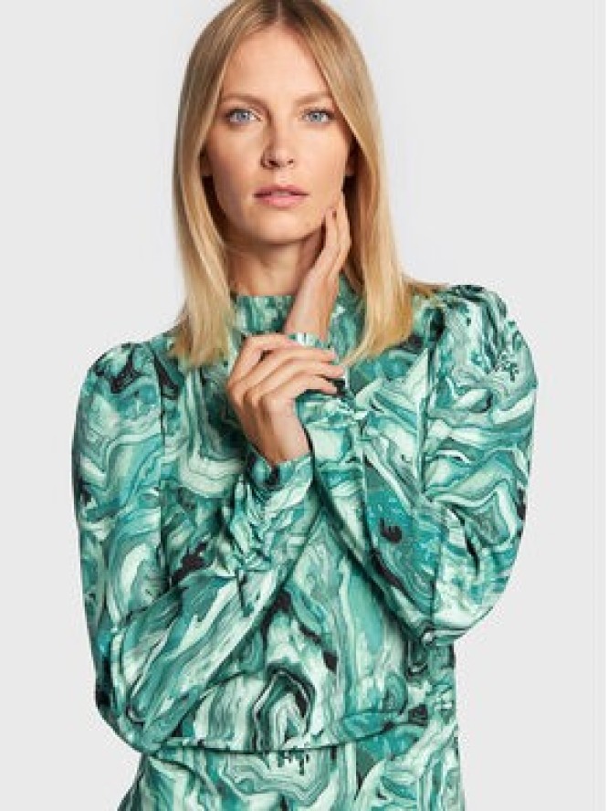 Gestuz Sukienka koktajlowa Ravagz 10906551 Zielony Slim Fit