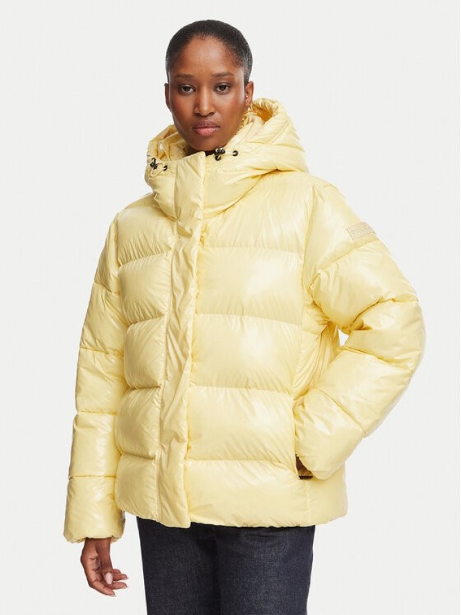 Napapijri Kurtka zimowa A-Glane NP0A4HZ5 Kremowy Regular Fit
