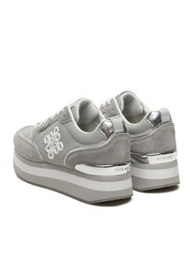Nine West Sneakersy SS25-3C093 Srebrny