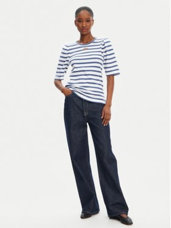 Munthe T-Shirt Parsa 252110025264 Niebieski Regular Fit