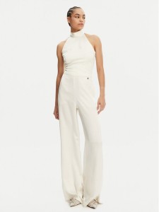 HUGO Kombinezon Ketania-1 50540273 Écru Regular Fit