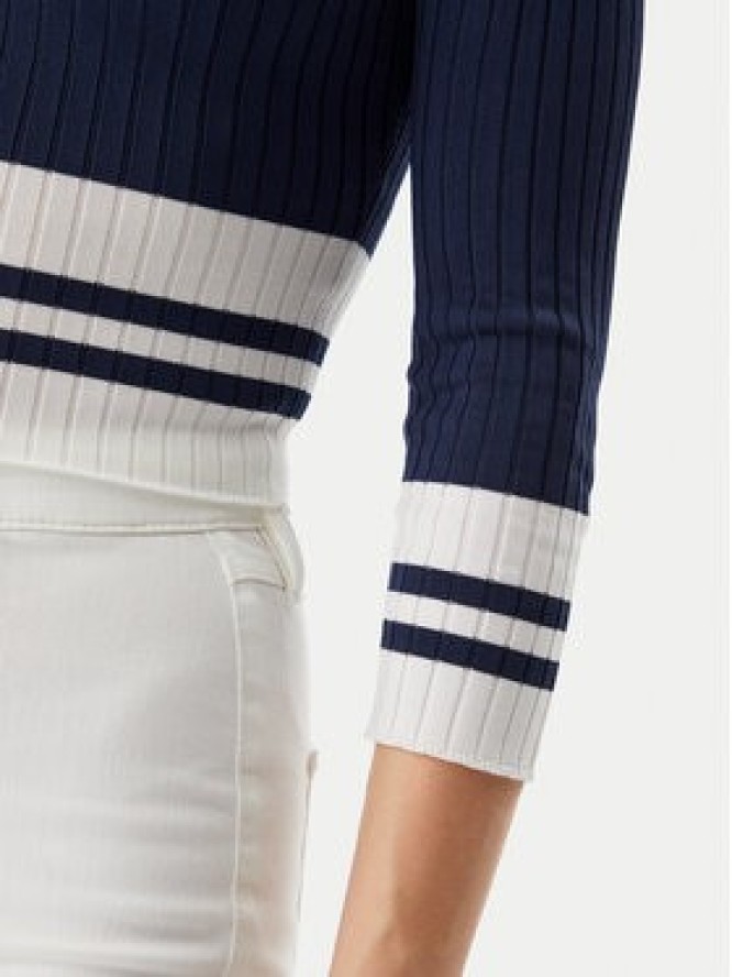 Guess Sweter W5GR46 Z3L10 Granatowy Regular Fit